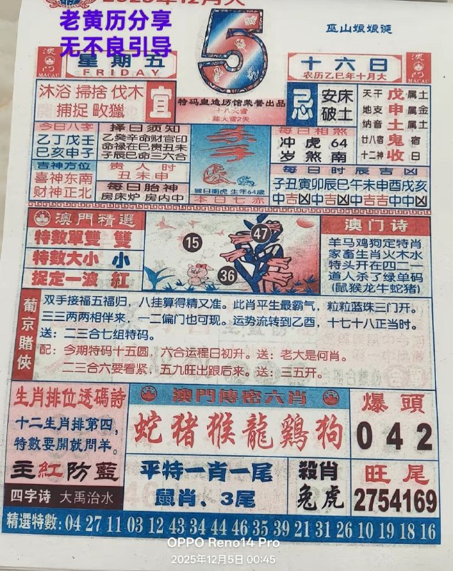 2025年12月5日.十月十六，星期五2025年12月5日.十月十六，星期五